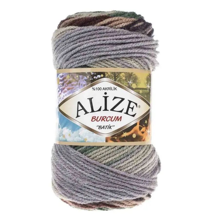 Alize Burcum Batik Hand knitting, crochet yarn, multicolor, hobby shopy