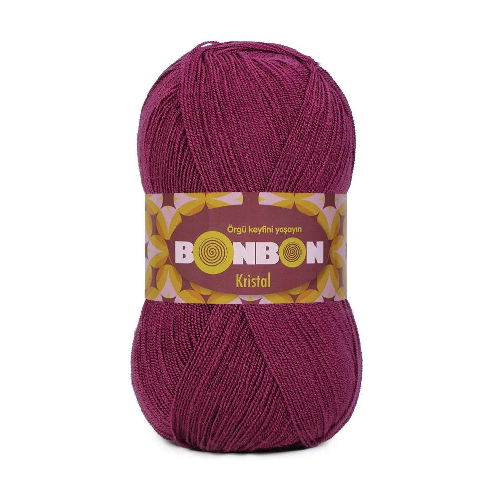 Bonbon kristal yarn, crochet and knitting fiber yarn, hobbyshopy