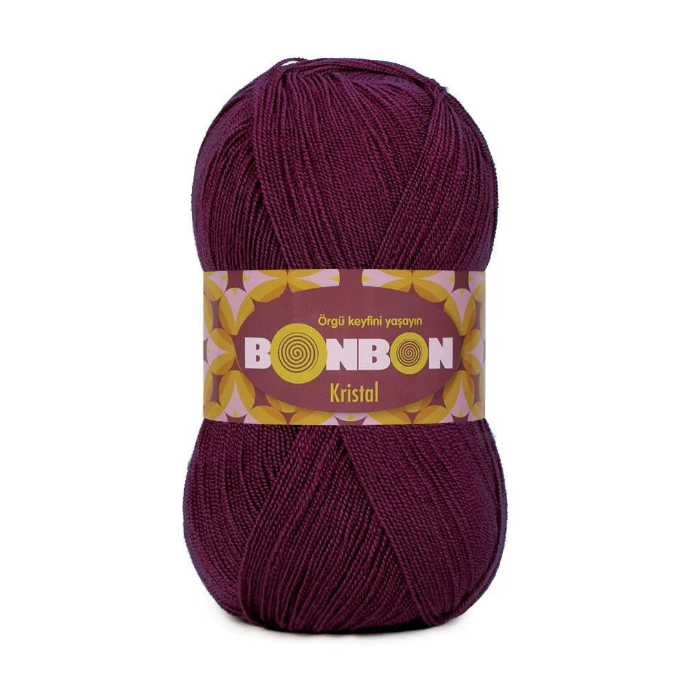 Bonbon kristal yarn, crochet and knitting fiber yarn, hobbyshopy