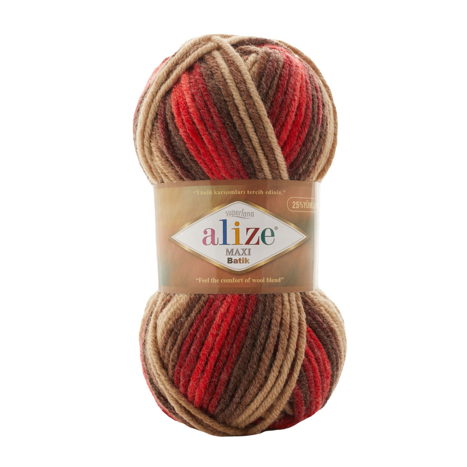 Alize Superlana Maxi Batik Yarn, Wool Hand Knitting, crochet, hilo, hobbyshopy