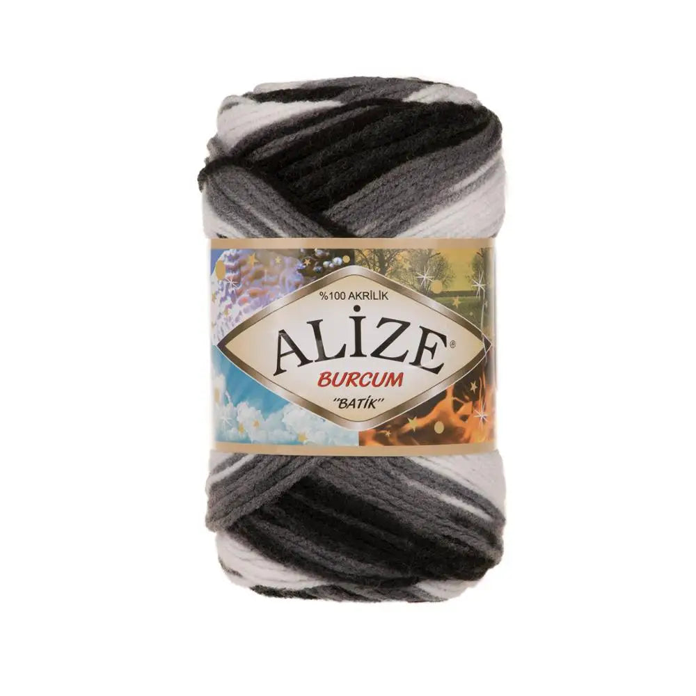 Alize Burcum Batik Hand knitting, crochet yarn, multicolor, hobby shopy
