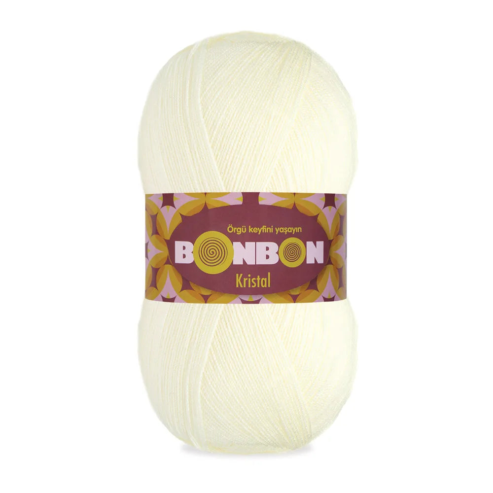 Bonbon kristal yarn, crochet and knitting fiber yarn, hobbyshopy