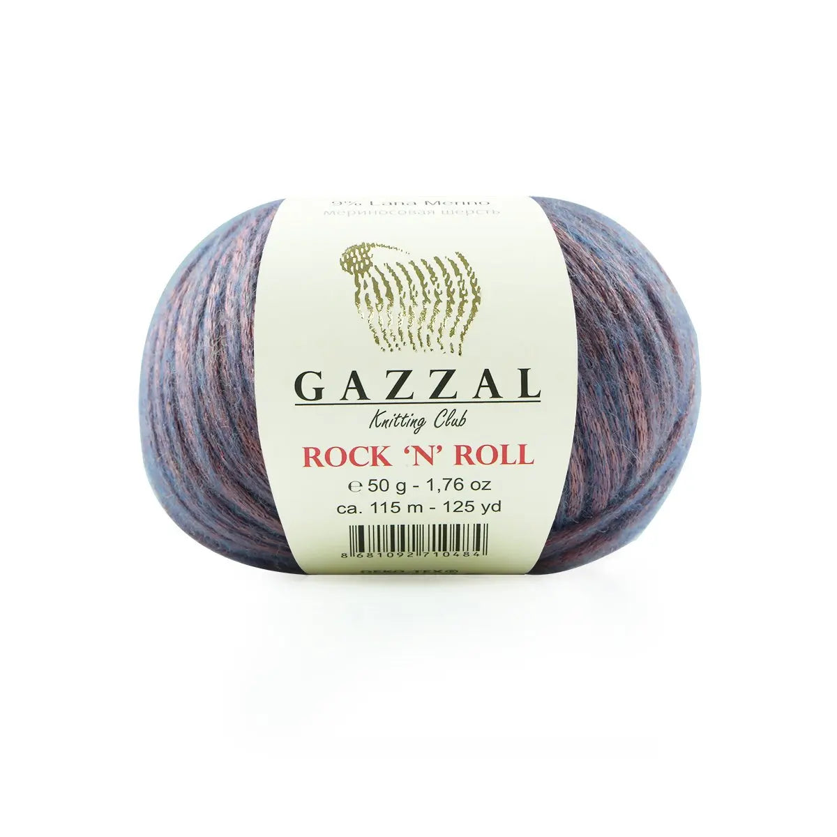 Gazzal Rock N Roll Hand knitting yarn, glittier