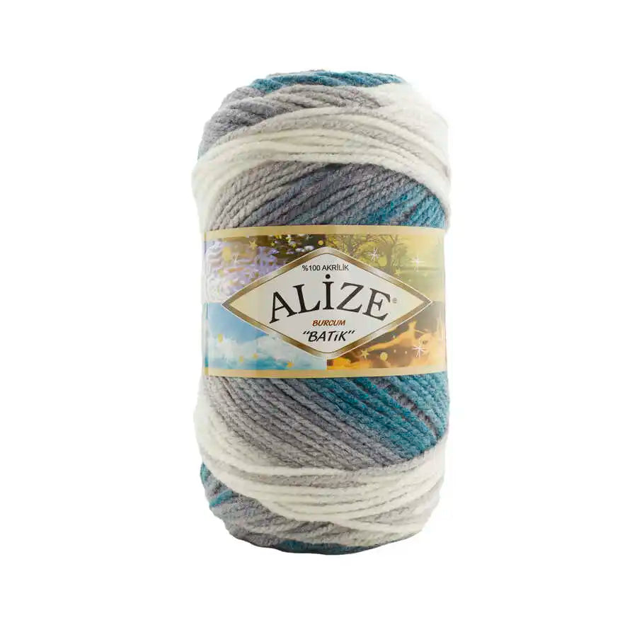 Alize Burcum Batik Hand knitting, crochet yarn, multicolor, hobby shopy
