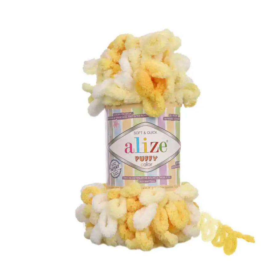 Alize Puffy Color Yarn Finger Knitting Amigurumi