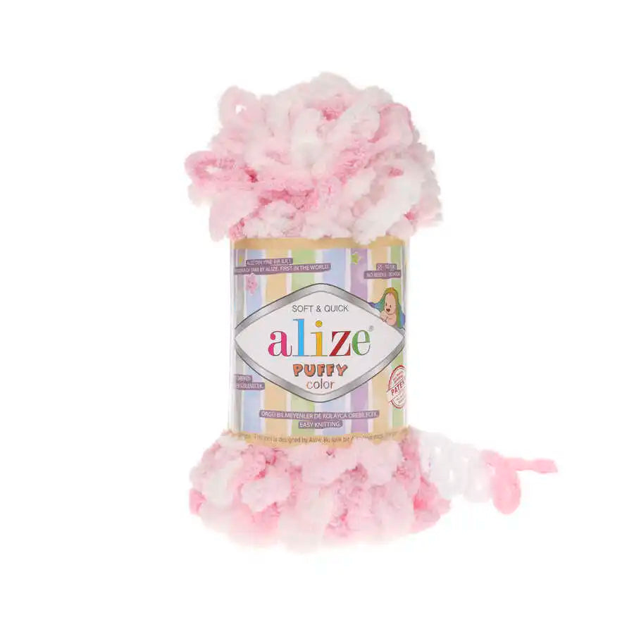 Alize Puffy Color Yarn Finger Knitting Amigurumi