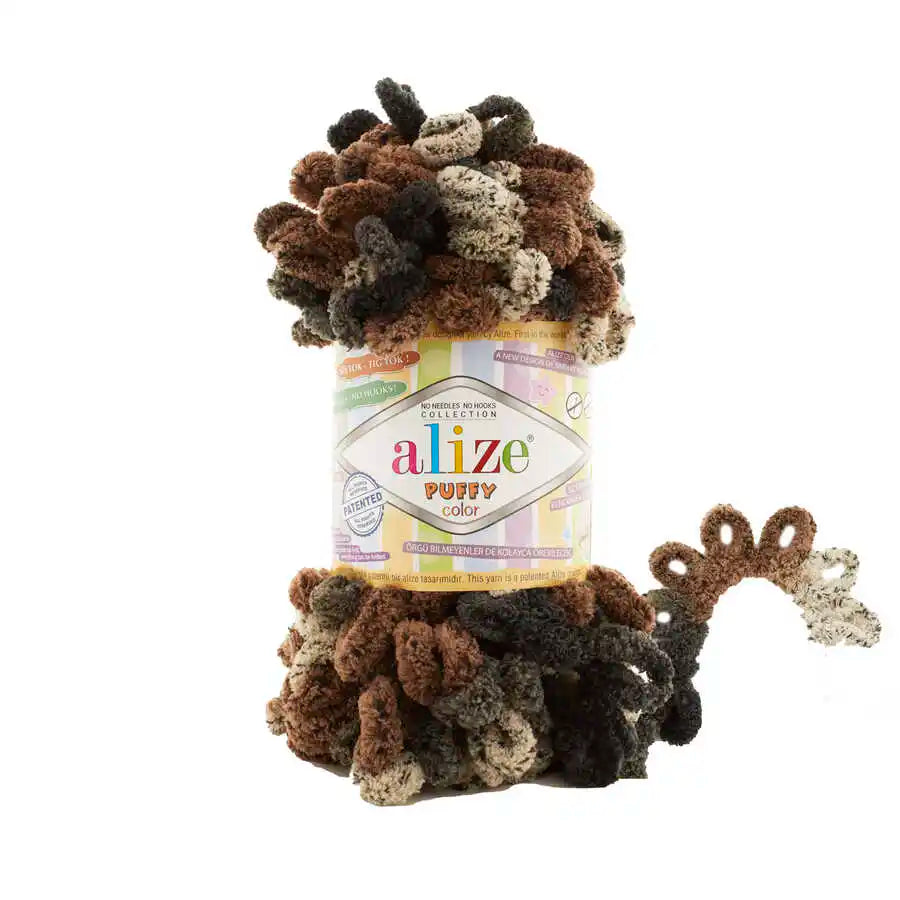Alize Puffy Color Yarn Finger Knitting Amigurumi