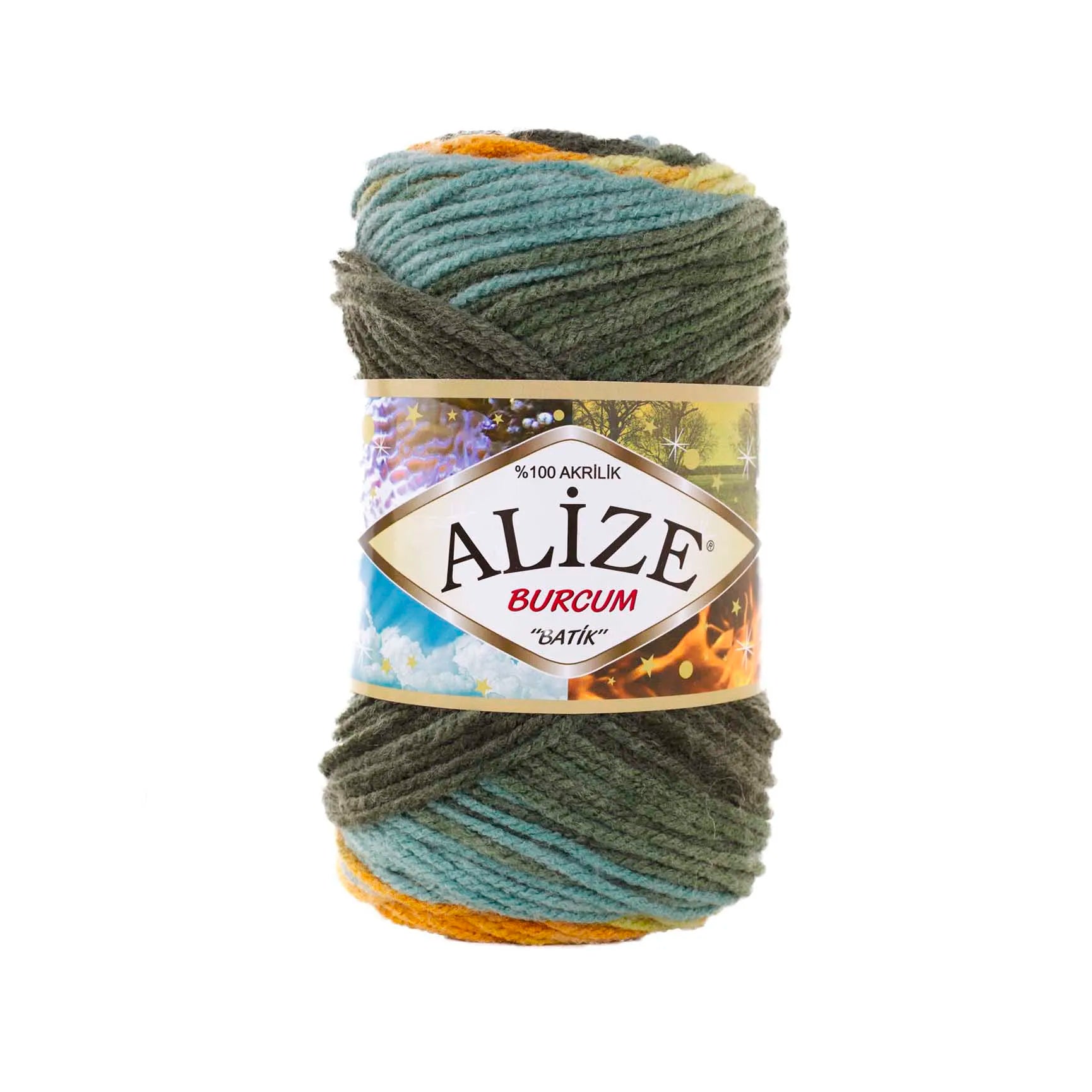 Alize Burcum Batik Hand knitting, crochet yarn, multicolor, hobby shopy
