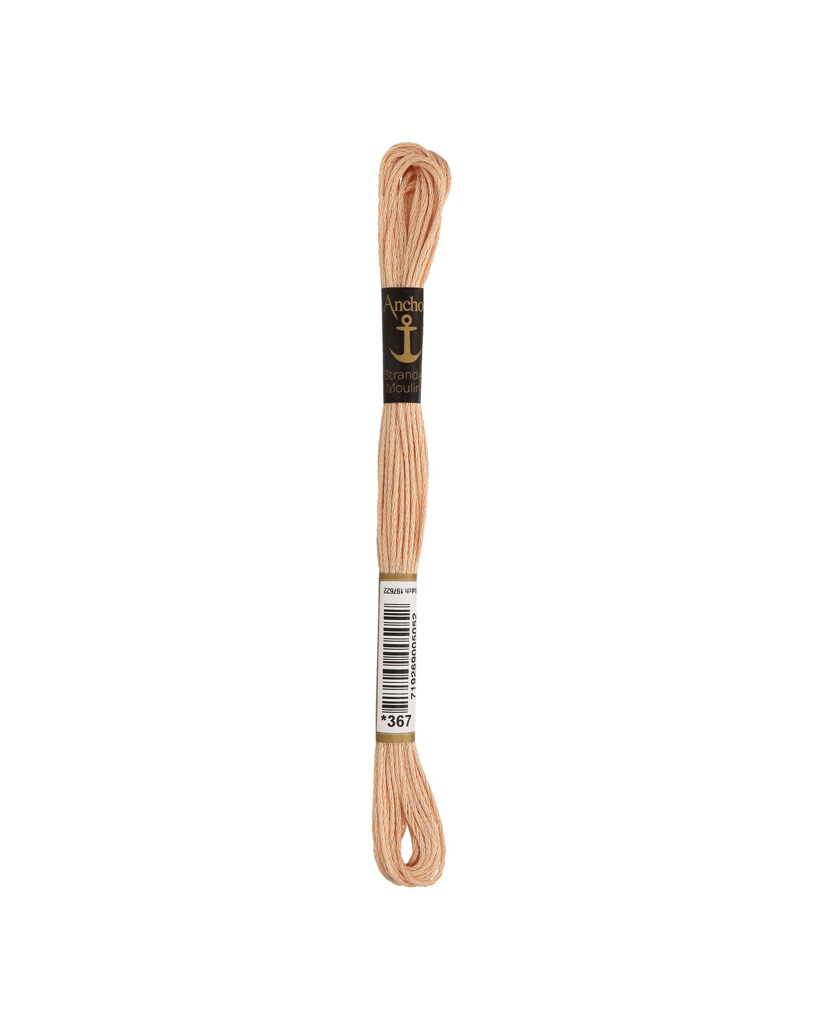 Anchor Mouline embroidery floss color 367, 100% cotton 8 m 6-strand thread