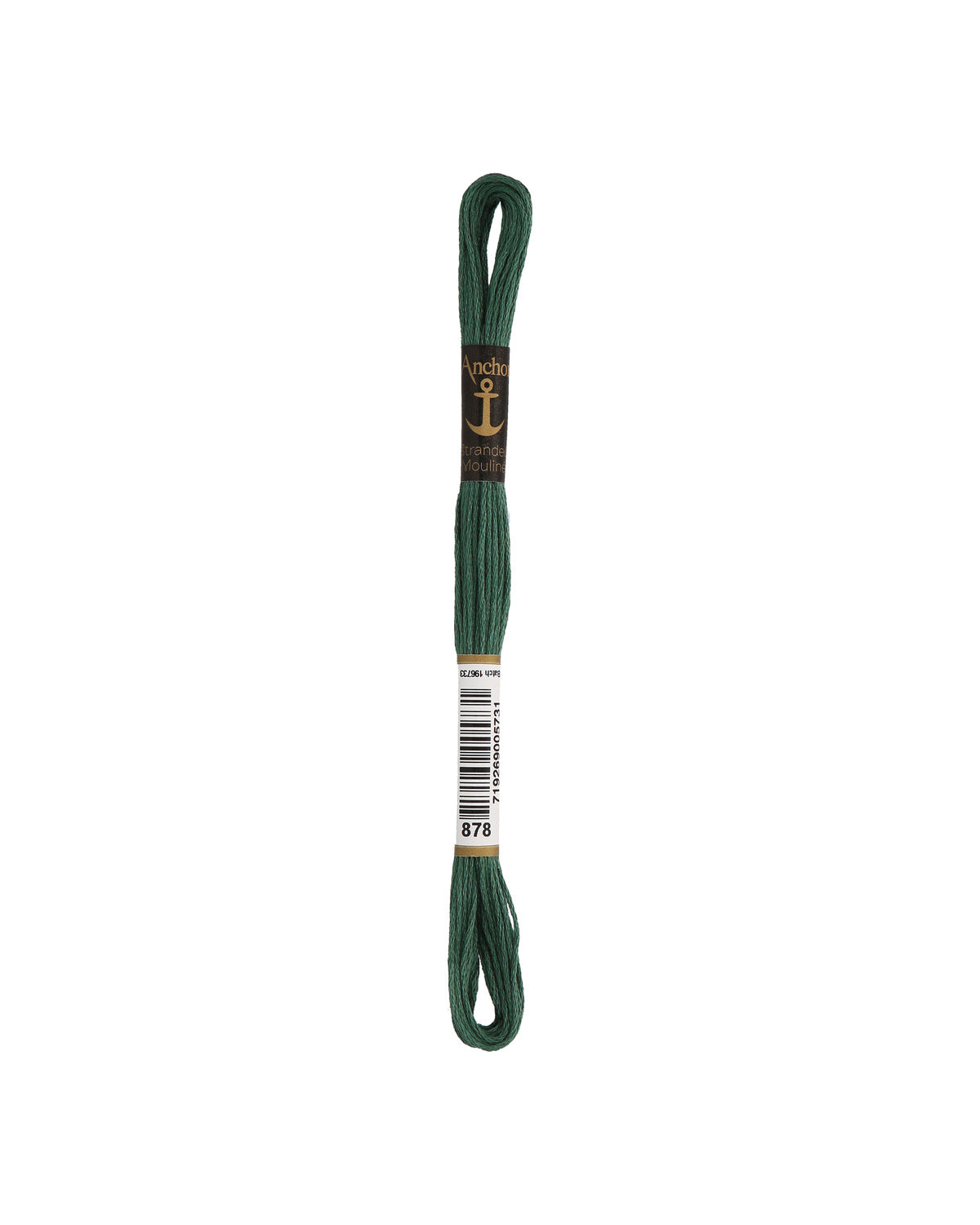 Anchor Mouline embroidery floss color 878, 100% cotton 8 m 6-strand thread