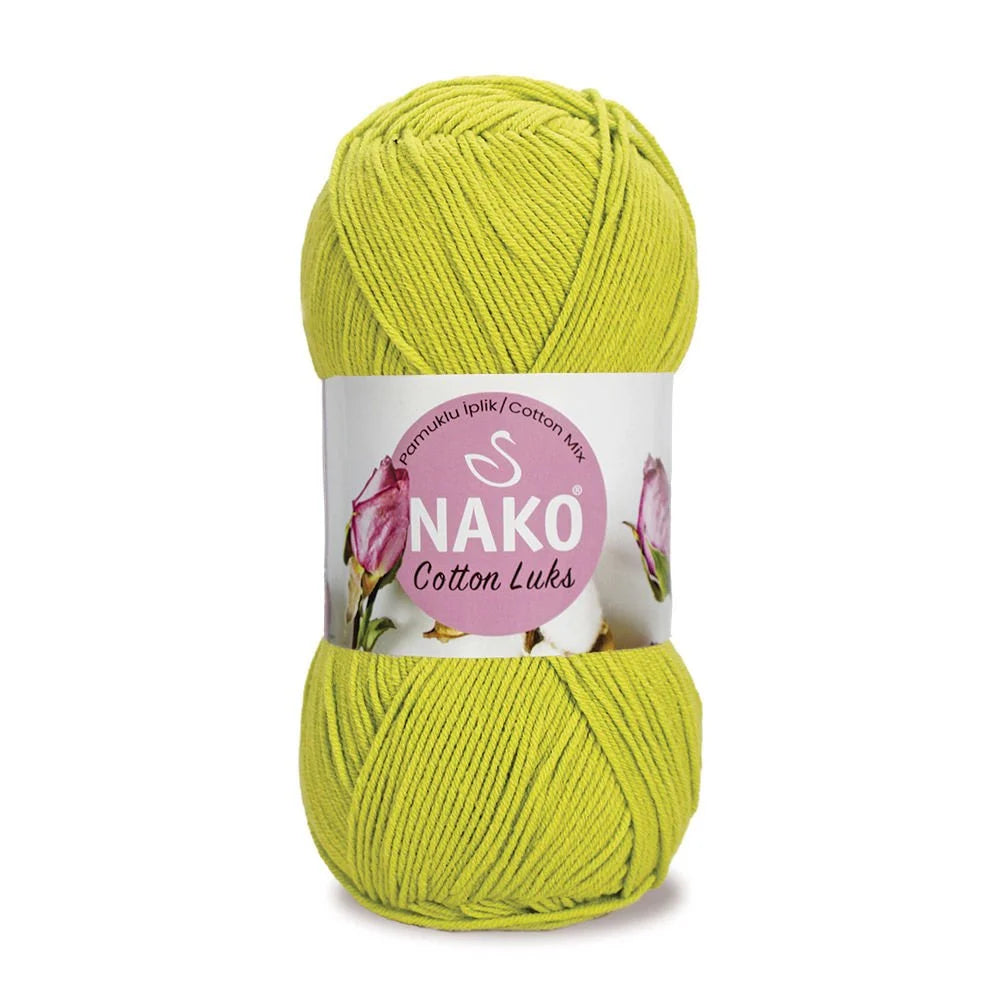 Nako Cotton Luks, cotton yarn, hand knitting, crochet, amigrumi