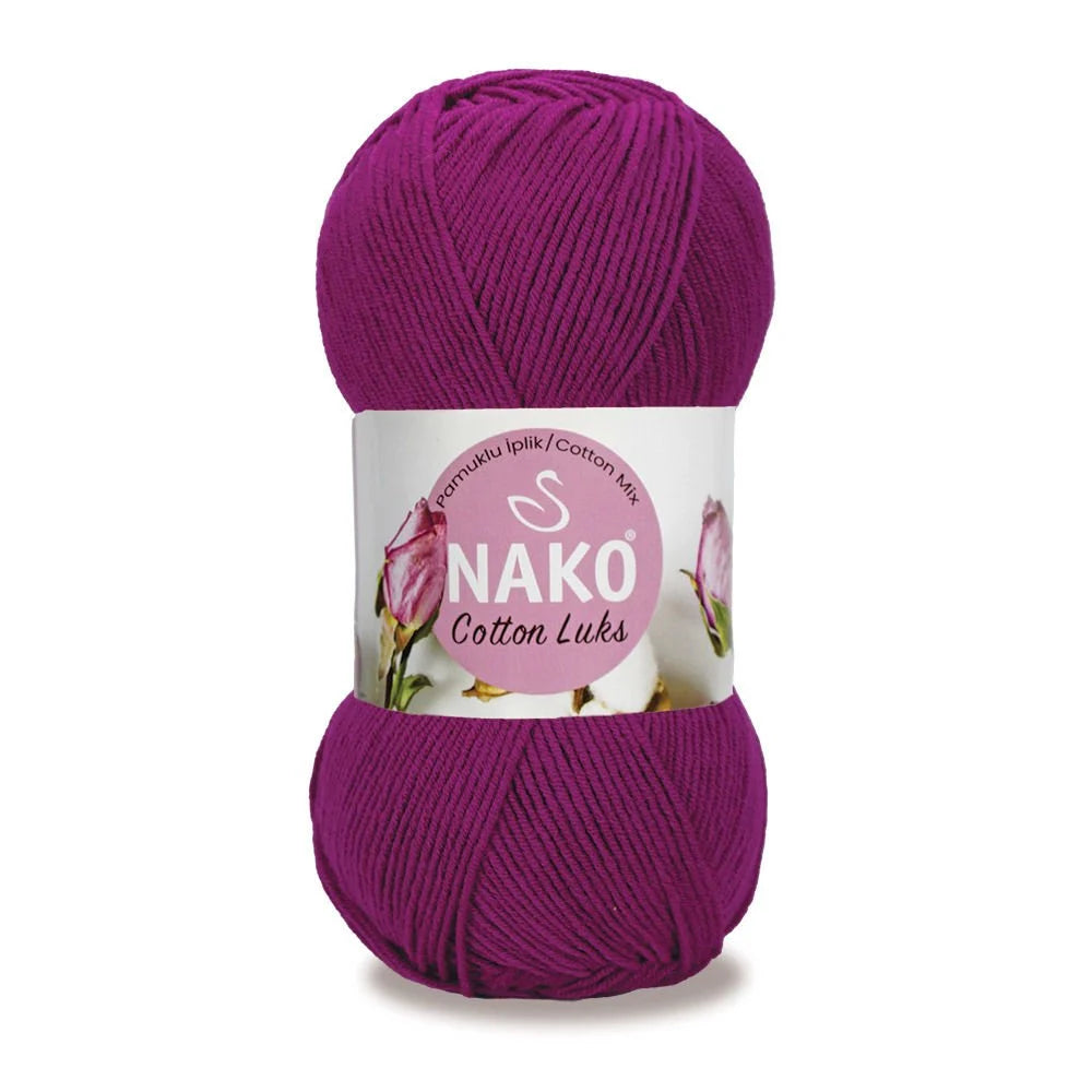 Nako Cotton Luks, cotton yarn, hand knitting, crochet, amigrumi