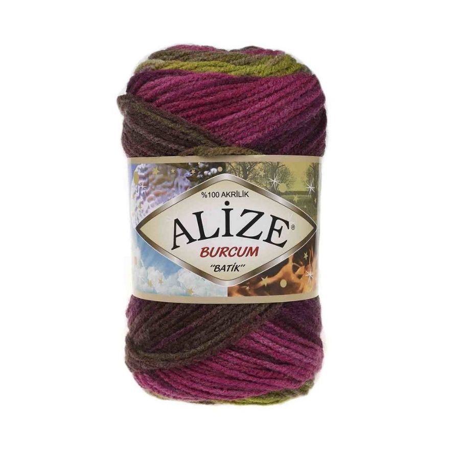 Alize Burcum Batik Hand knitting, crochet yarn, multicolor, hobby shopy
