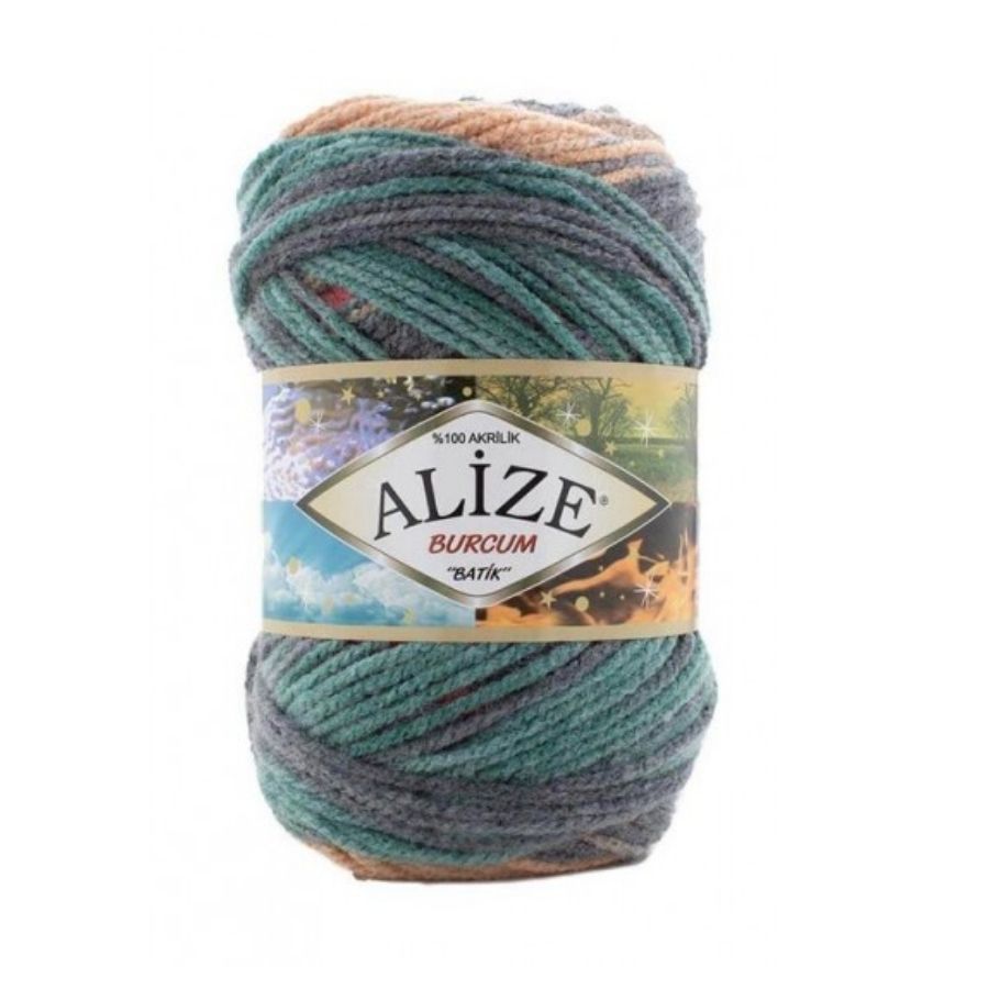 Alize Burcum Batik Hand knitting, crochet yarn, multicolor, hobby shopy
