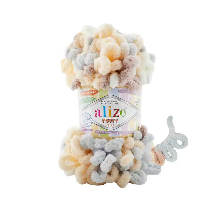 Alize Puffy Color Yarn Finger Knitting Amigurumi