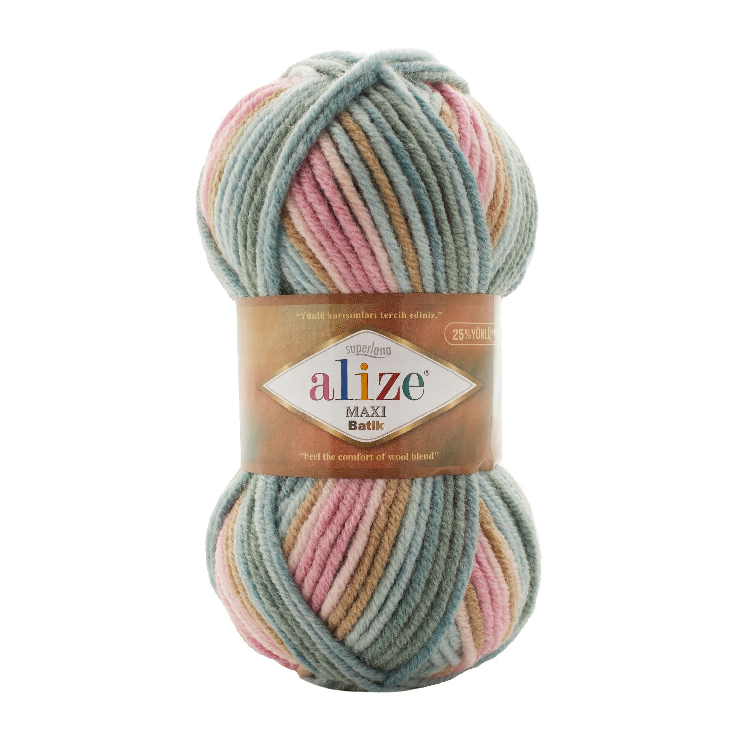 Alize Superlana Maxi Batik Yarn, Wool Hand Knitting, crochet, hilo, hobbyshopy