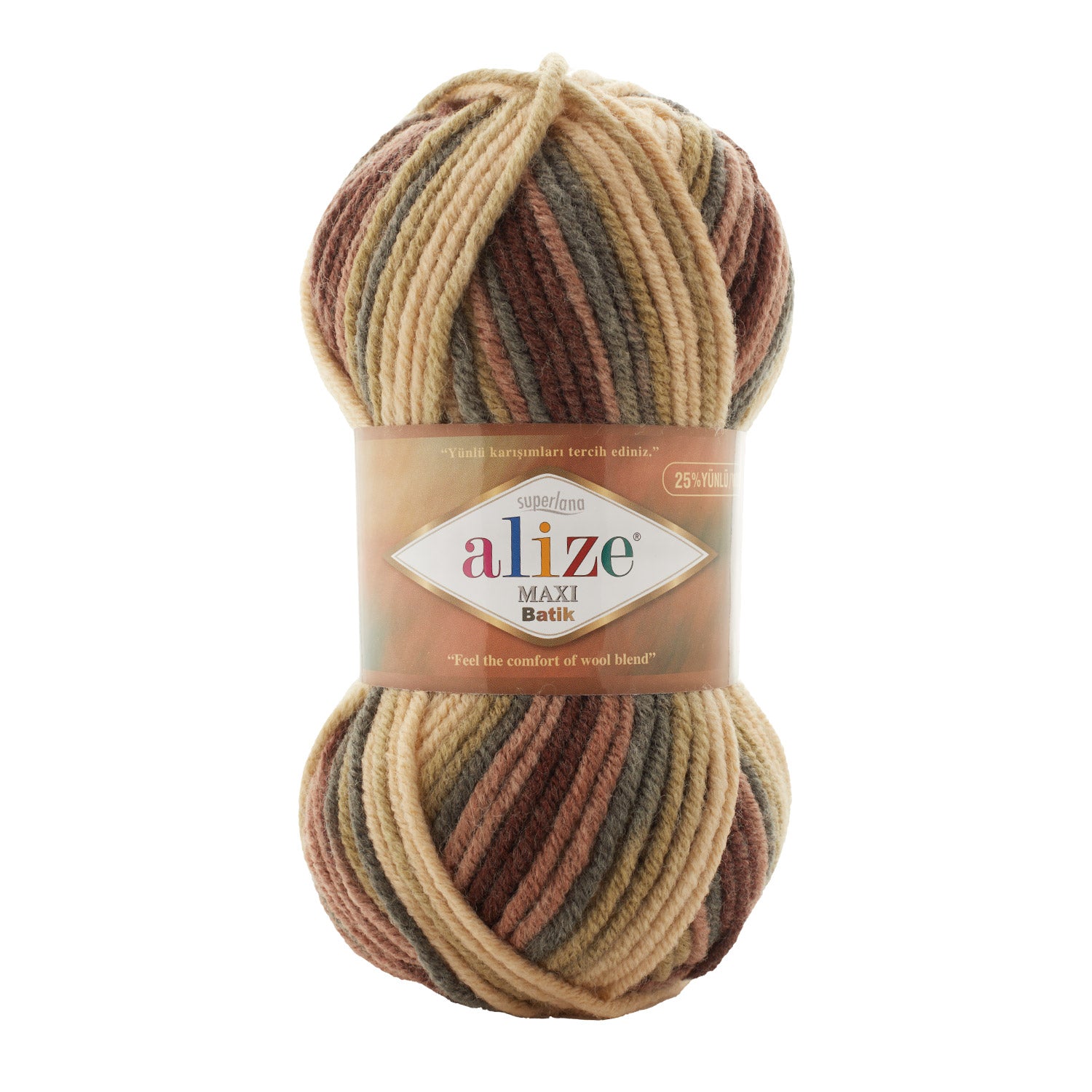Alize Superlana Maxi Batik Yarn, Wool Hand Knitting, crochet, hilo, hobbyshopy