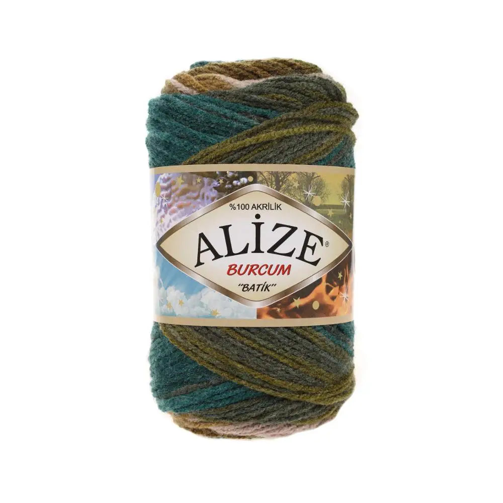 Alize Burcum Batik Hand knitting, crochet yarn, multicolor, hobby shopy