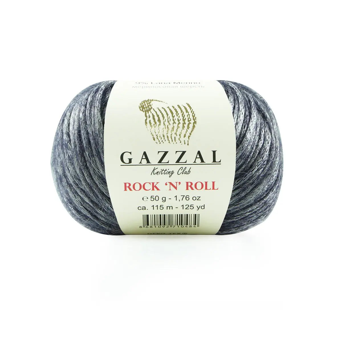 Gazzal Rock N Roll Hand knitting yarn, glittier