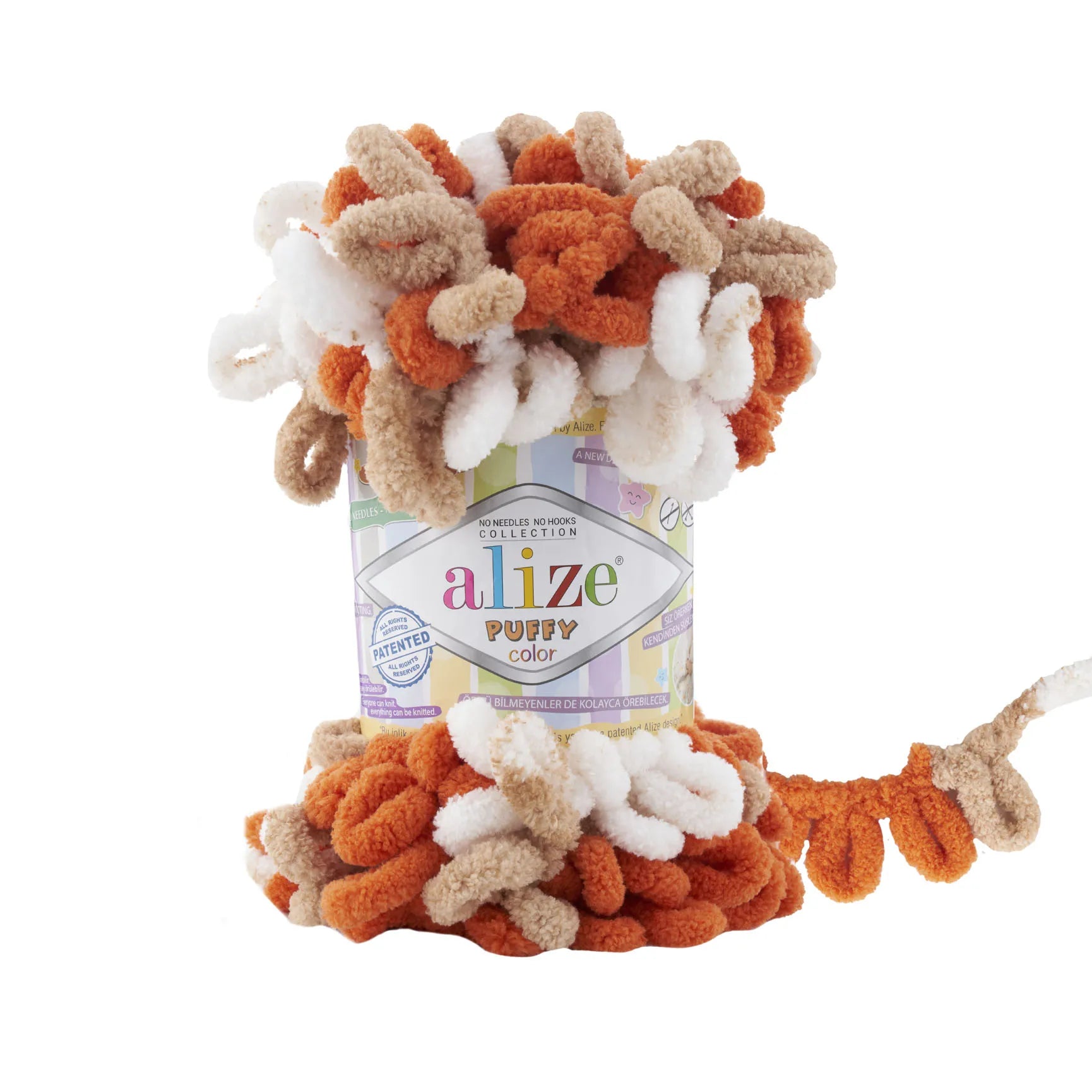 Alize Puffy Color Yarn Finger Knitting Amigurumi