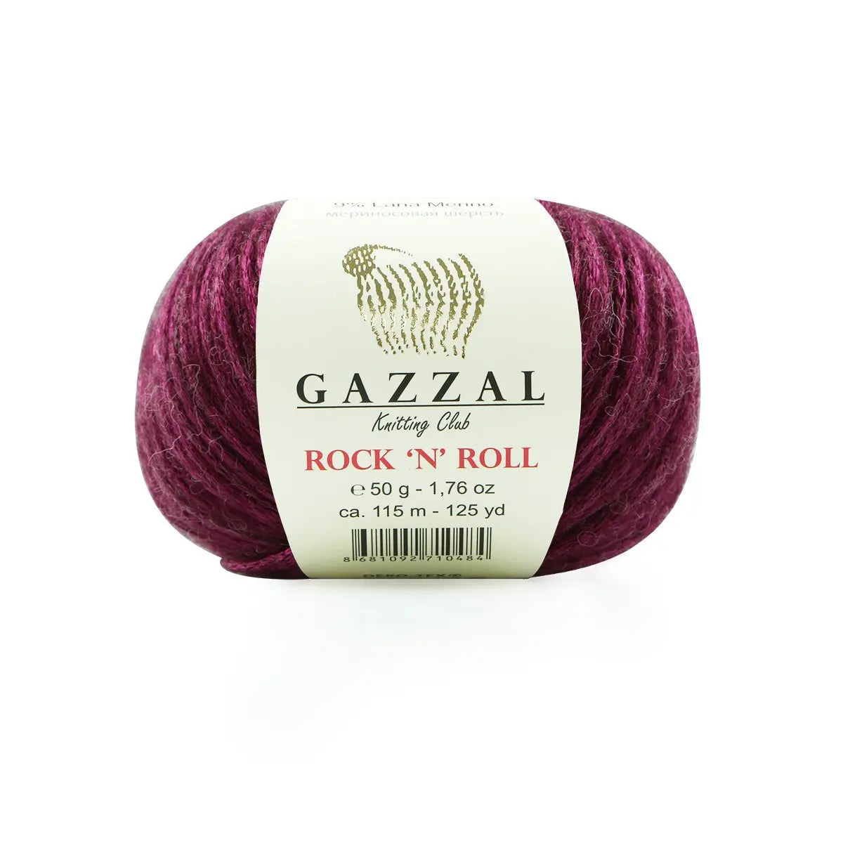 Gazzal Rock N Roll Hand knitting yarn, glittier