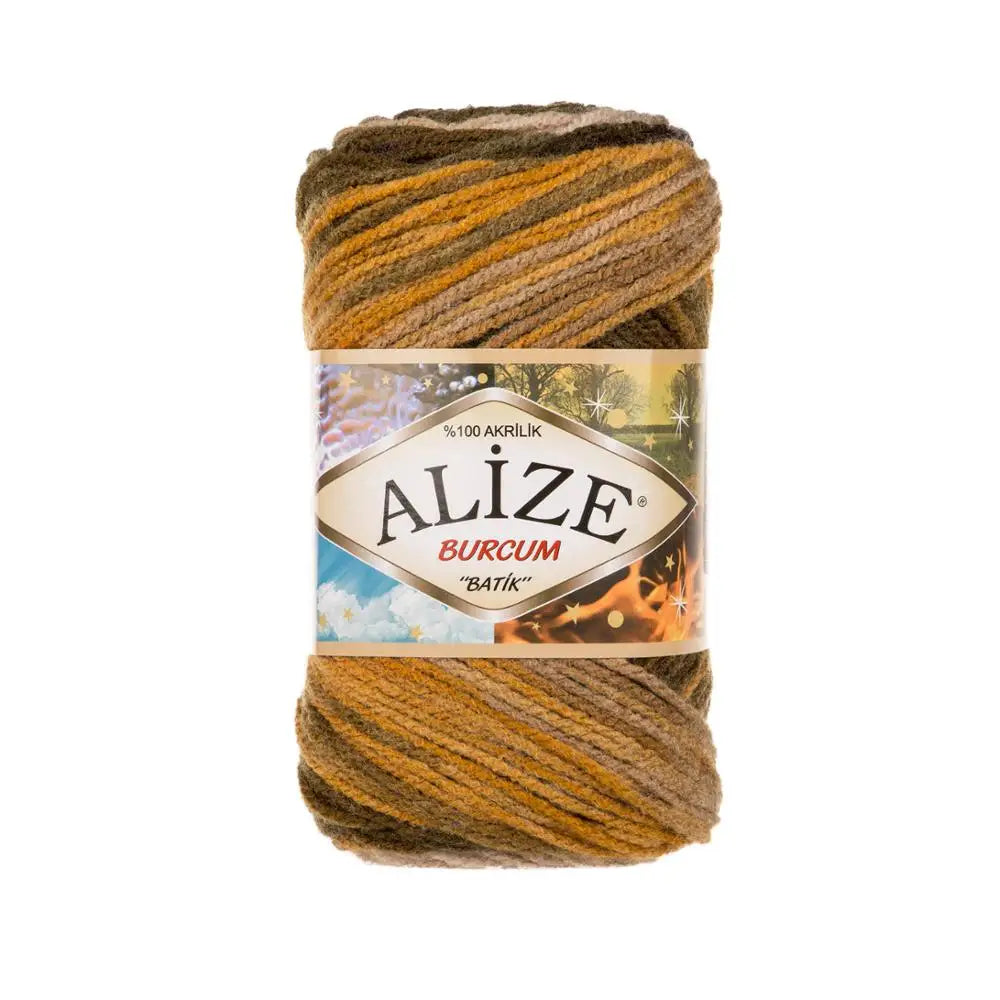 Alize Burcum Batik Hand knitting, crochet yarn, multicolor, hobby shopy