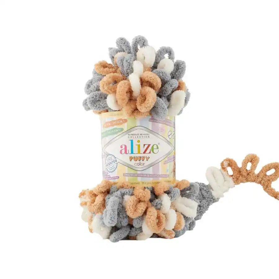 Alize Puffy Color Yarn Finger Knitting Amigurumi