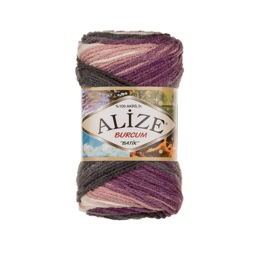 Alize Burcum Batik Hand knitting, crochet yarn, multicolor, hobby shopy