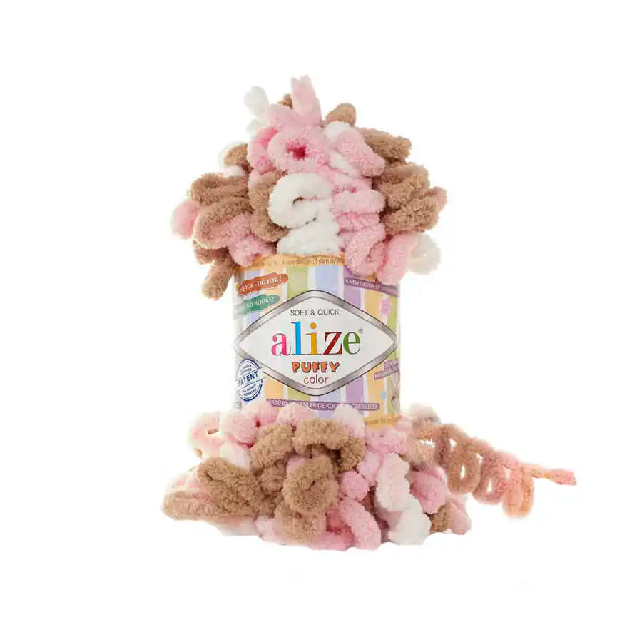 Alize Puffy Color Yarn Finger Knitting Amigurumi