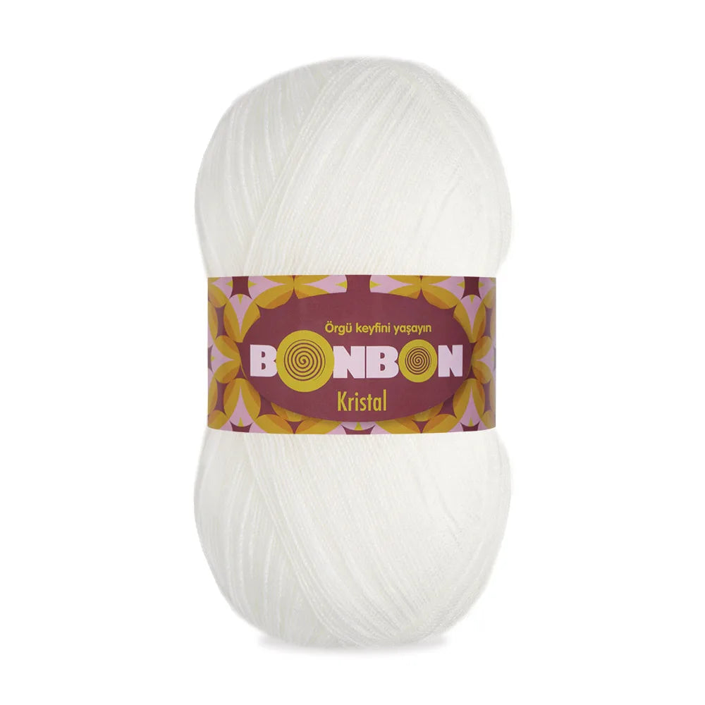 Bonbon kristal yarn, crochet and knitting fiber yarn, hobbyshopy