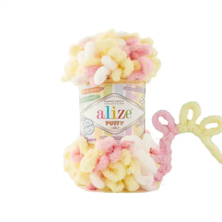 Alize Puffy Color Yarn Finger Knitting Amigurumi