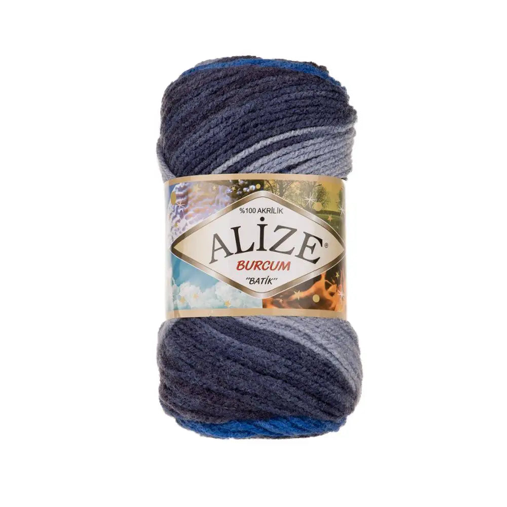 Alize Burcum Batik Hand knitting, crochet yarn, multicolor, hobby shopy