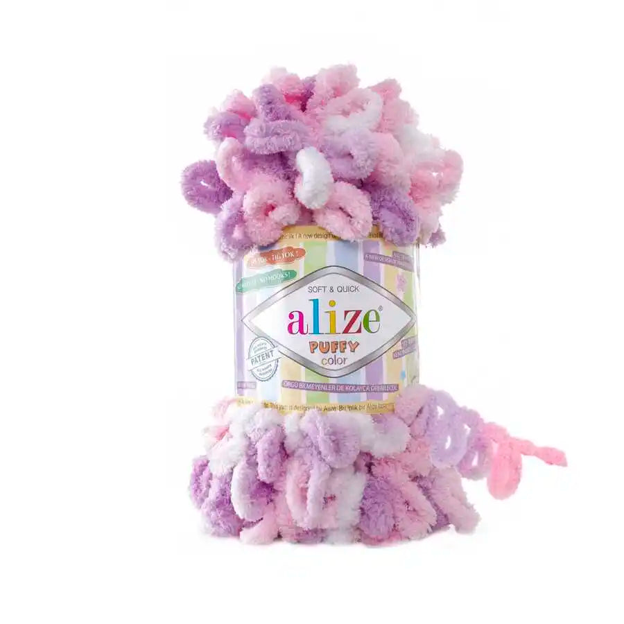 Alize Puffy Color Yarn Finger Knitting Amigurumi