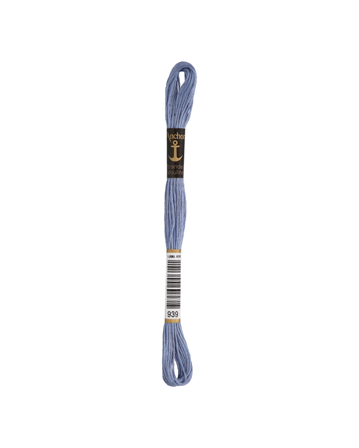 Anchor Mouline embroidery floss color 939, 100% cotton 8 m 6-strand thread